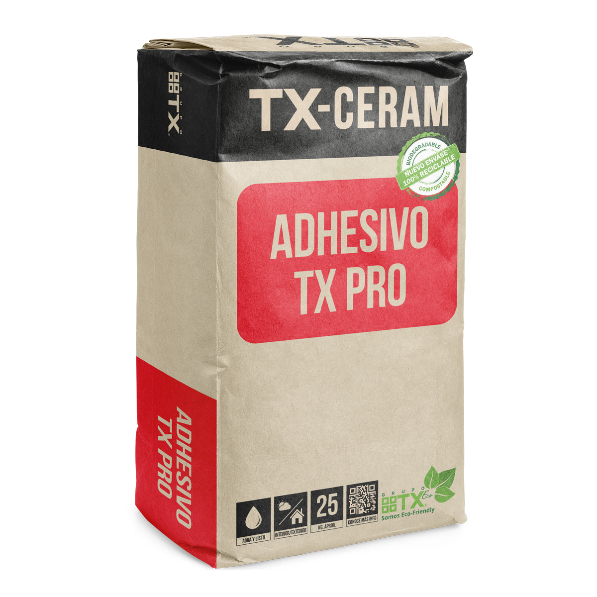 ADHESIVO TX PRO - Adhesivo cerámico, 25 Kg