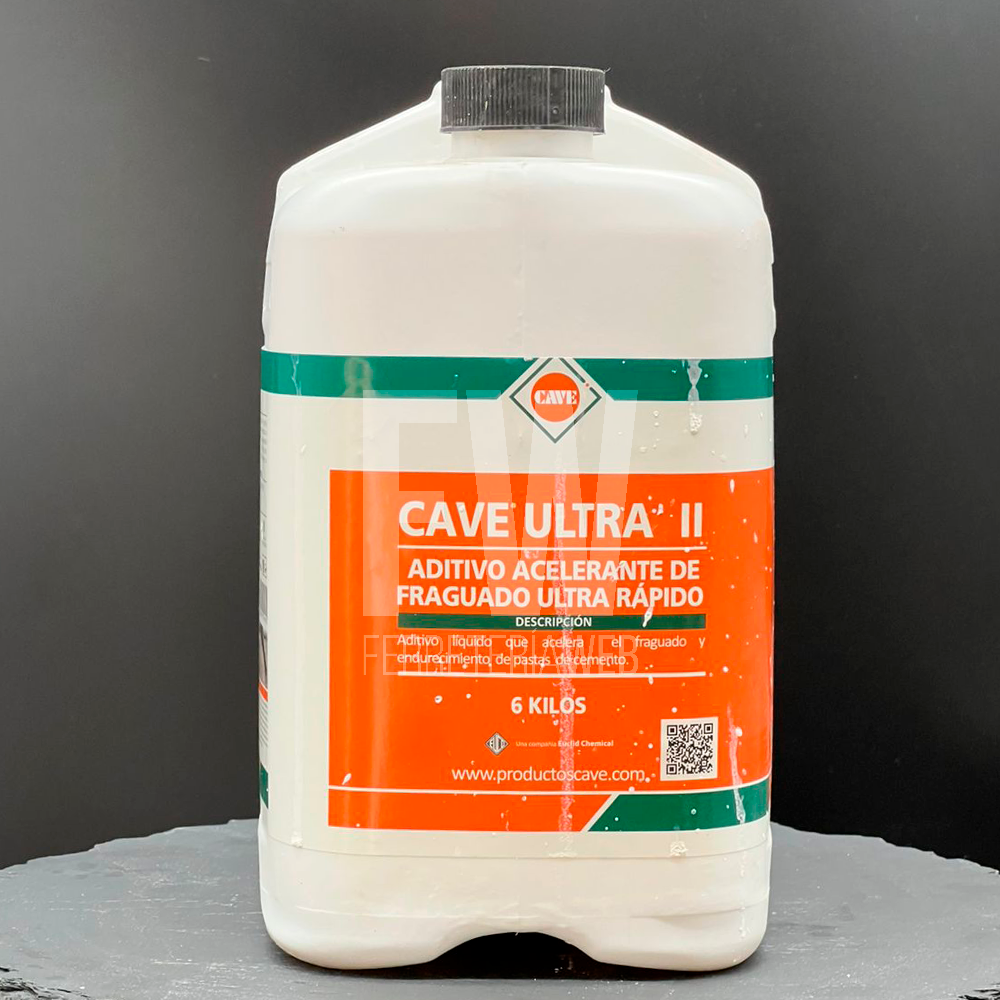 Cave Ultra II - Acelerante de Fraguado 5Kg