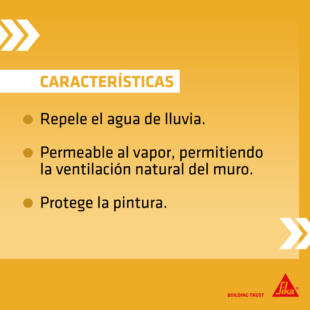 IGOL INCOLORO - Hidrorrepelente para fachadas, permeable al vapor, Tarro 3 lts.