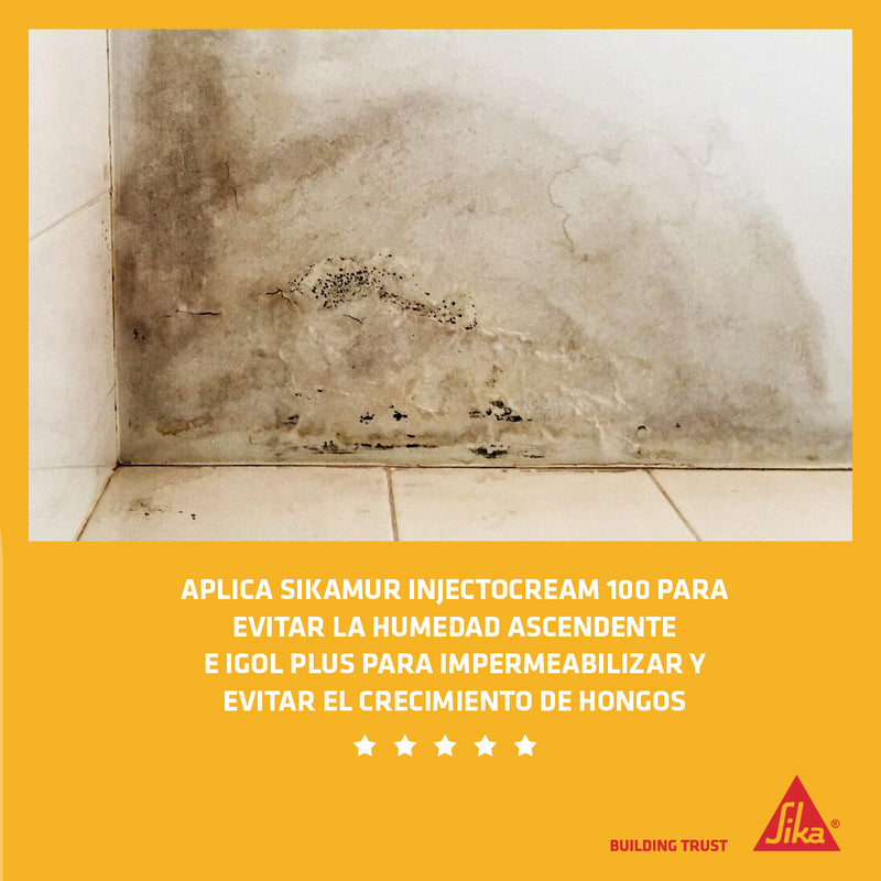 SIKAMUR INJECTOCREAM-100 - Tratamiento Humedad por capilaridad, car 300cc