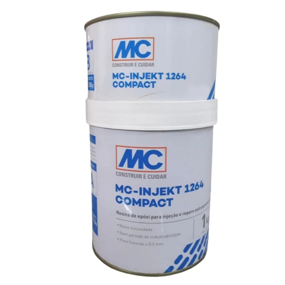 MC-INJEKT 1264 - Resina epóxica de baja de inyección de baja viscosidad, Kit 1Kg