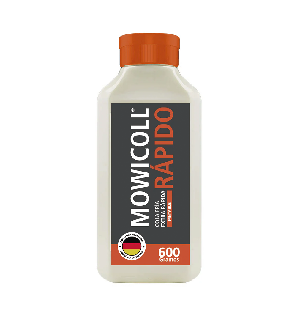MOWICOLL RAPIDO - Cola Fría Uso Profesional e Industrial, Botella 600Gr