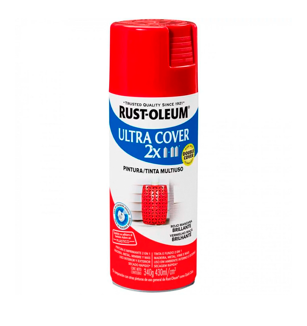 ULTRA COVER 2X - Rojo Manzana Brillante 340G