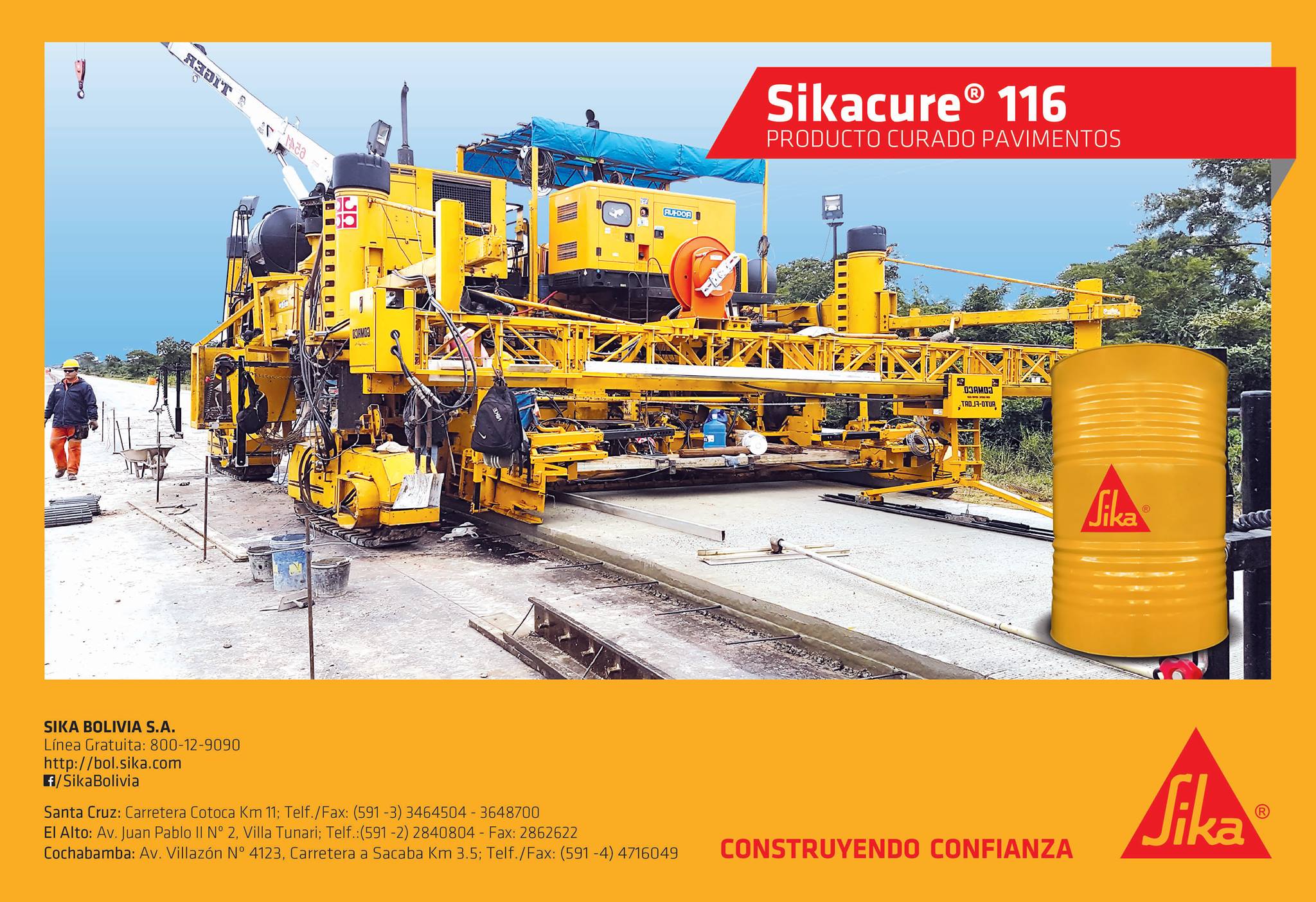 SIKACURE 116 - Membrana curado c/ solventes 15 KG