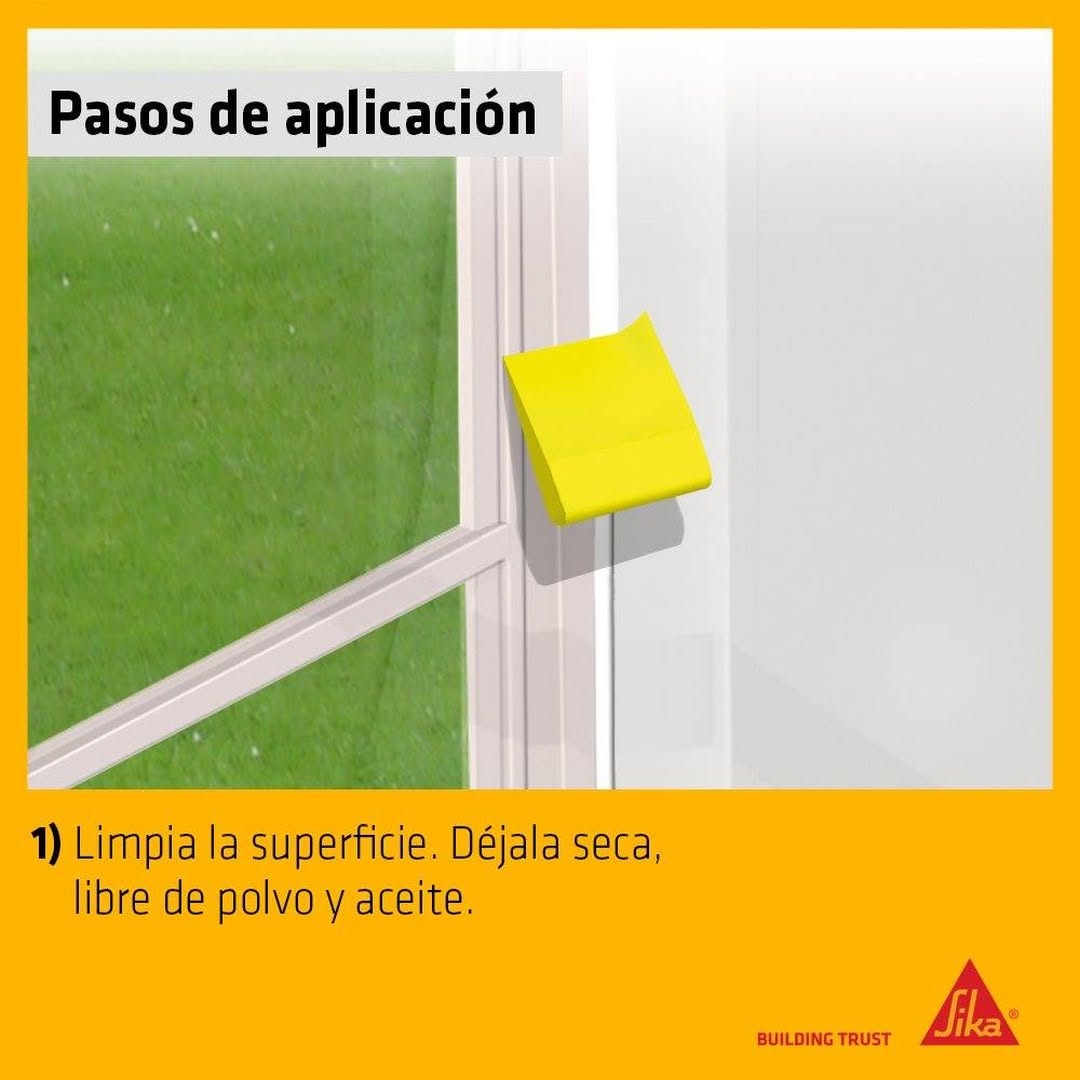 SIKASIL C - Sellante de silicona neutra. Transparente
