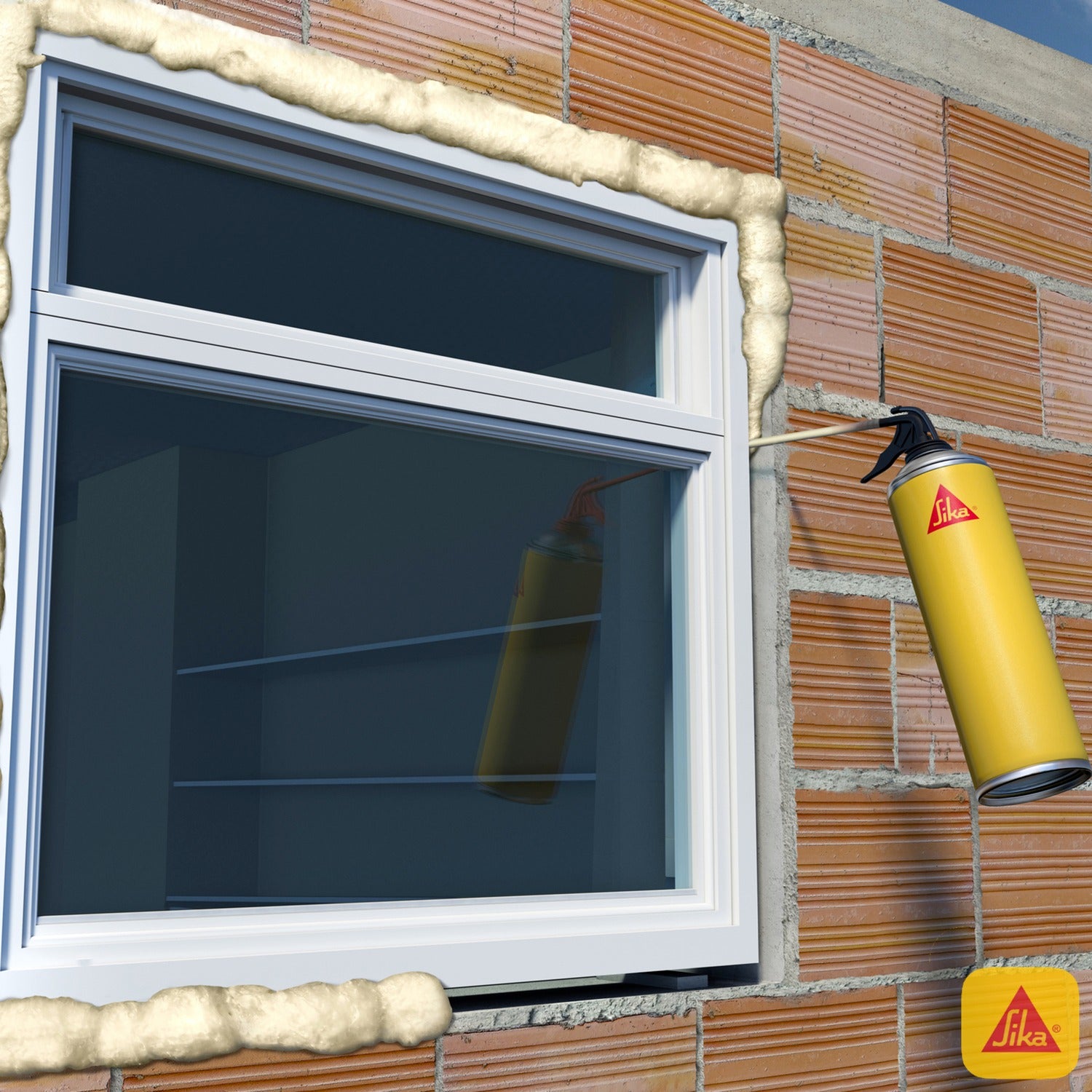 SIKA BOOM 420 -Espuma Poliuretano Ignifuga Retardante,  750ml