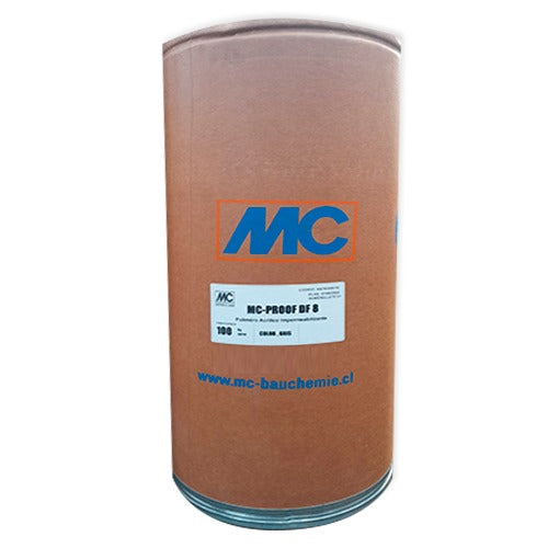 MC-PROOF DF 8  - Impermeabilizante Acrilico Altamente Flexible, Fibrotambor 100 Kg