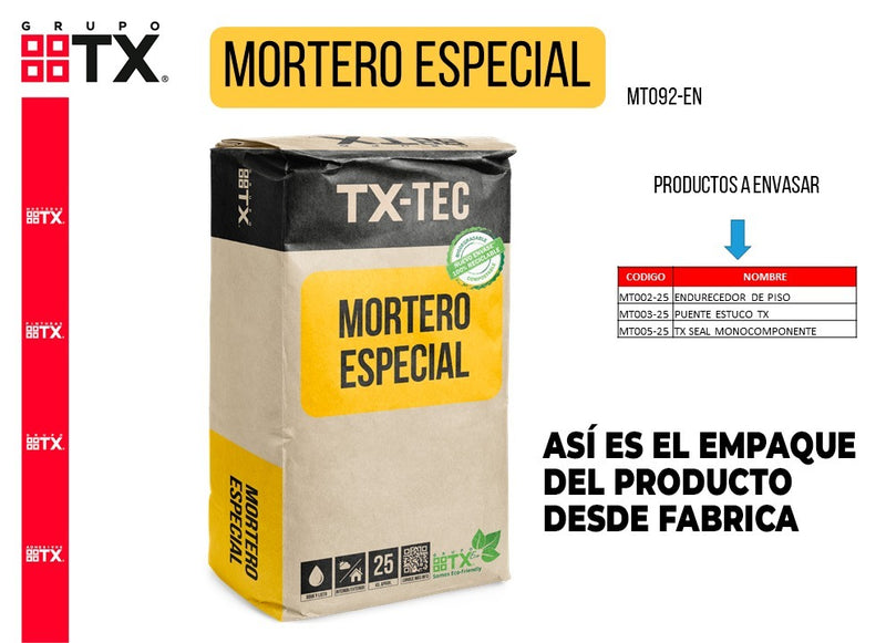 PUENTE ESTUCO - Mortero para adherencia, 25Kg