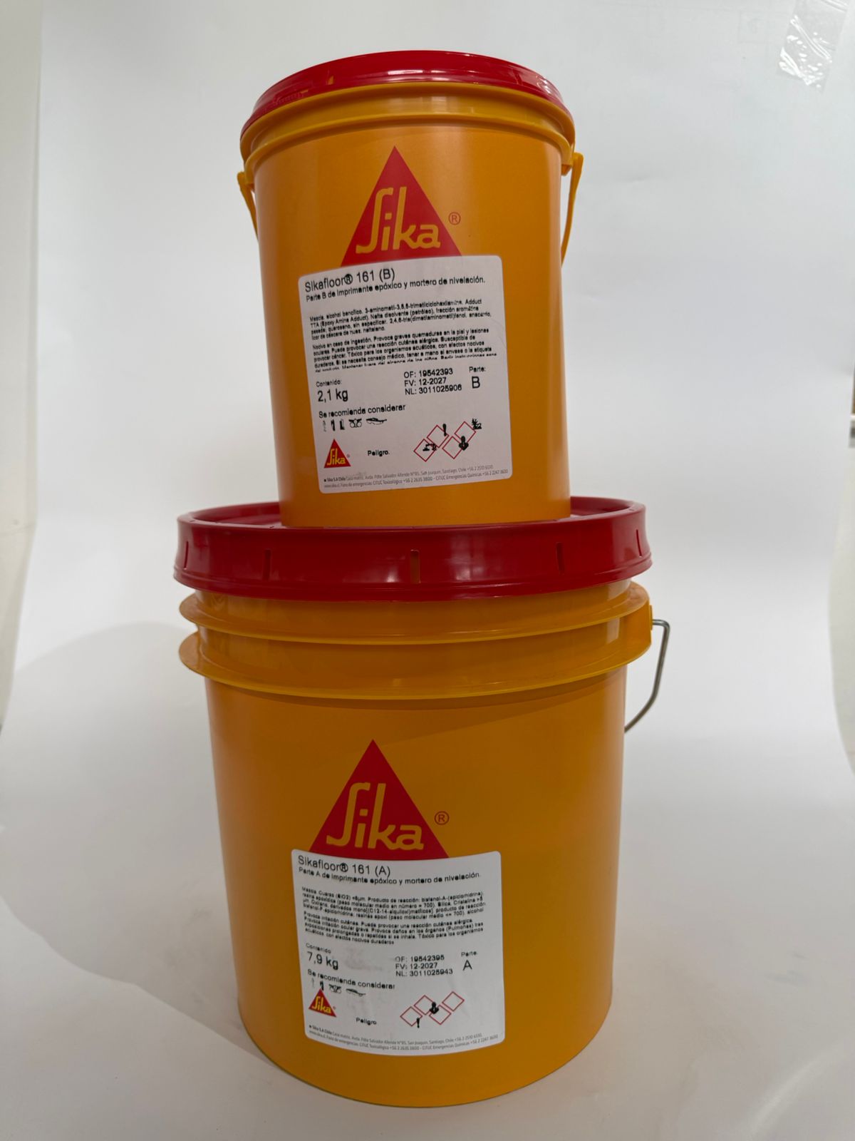 SIKAFLOOR-161, Imprimante epóxico bicomponente y mortero de nivelación, Kit A+B 10kg