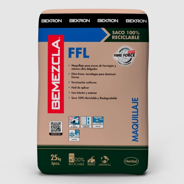 Bemezcla FFL - Mortero de maquillaje, 25Kg