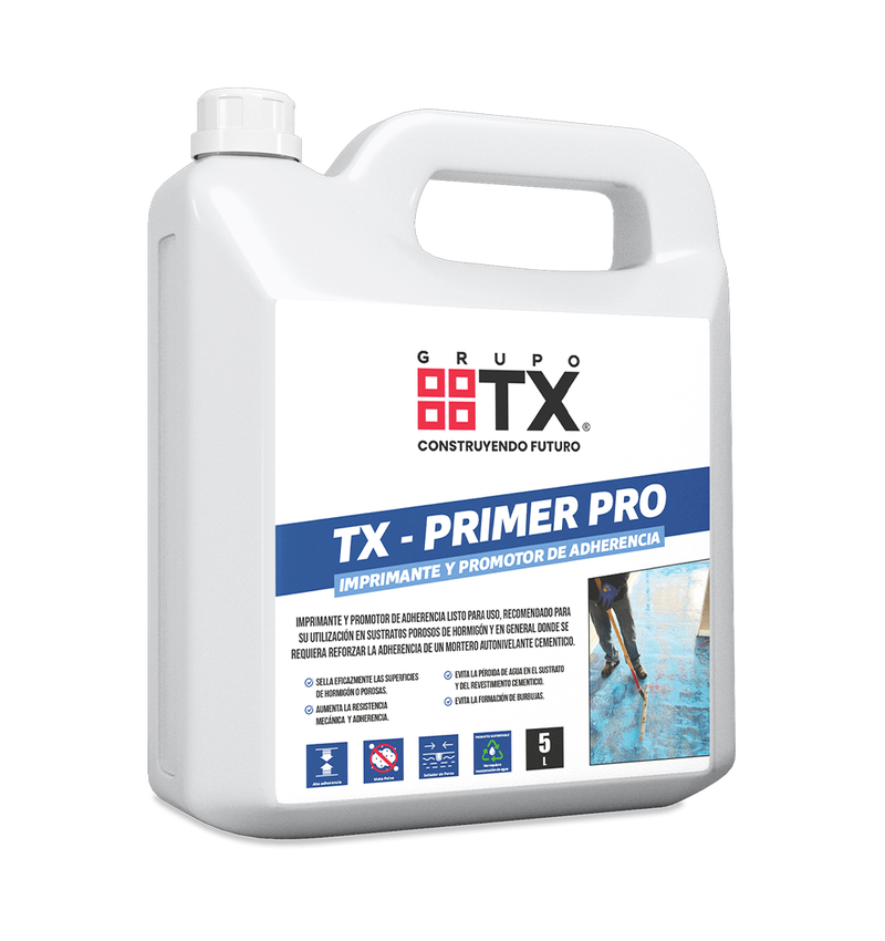 TX PRIMER PRO -Promotor de adherencia, 5 Lts