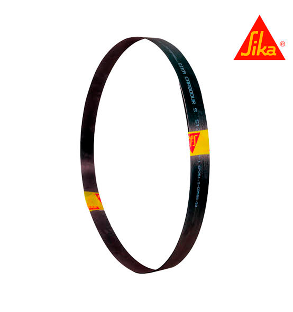 SikaCarboDur S512- Lámina de fibra de carbono para refuerzo estructural.