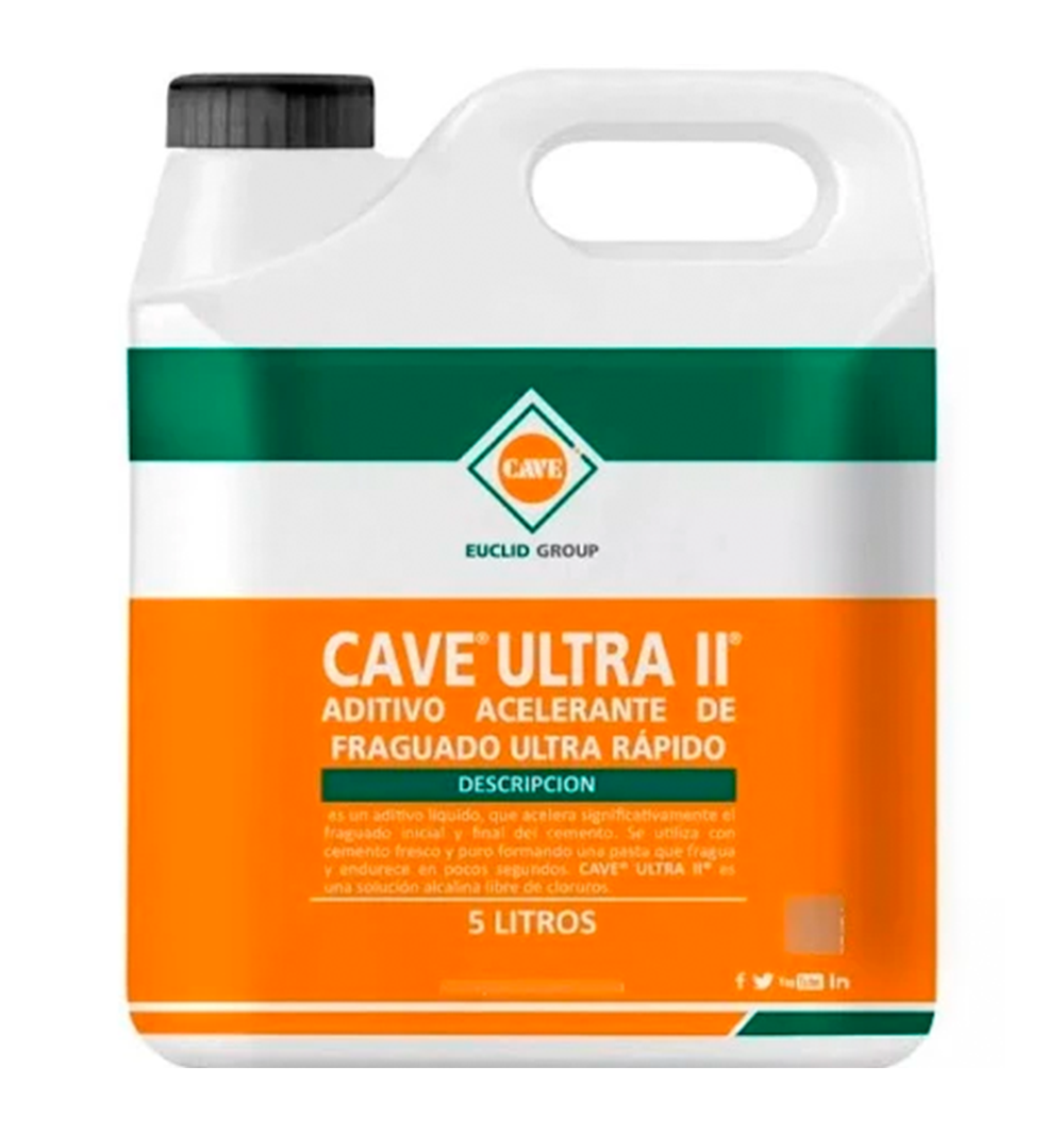 Cave Ultra II - Acelerante de Fraguado 5Kg
