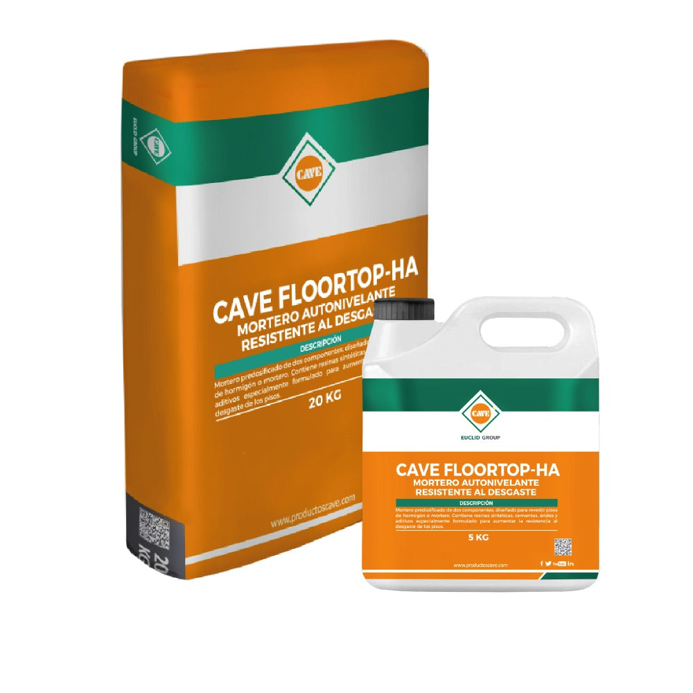CAVE FLOORTOP HA - Mortero de revestimiento resistente al desgaste