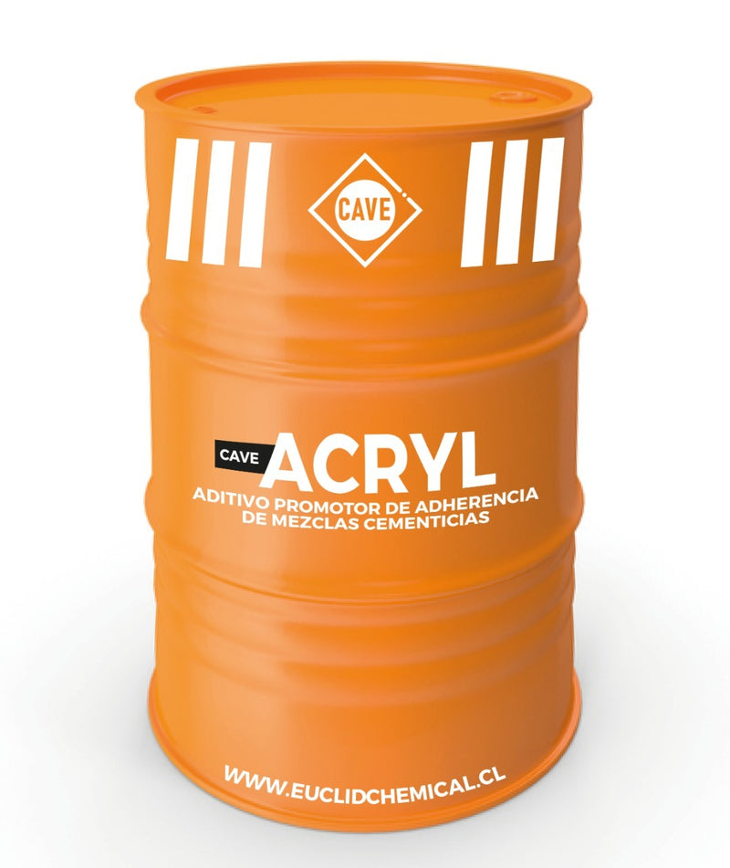 CAVE ACRYL - Aditivo Promotor de adherencia. Tambor 200 Litros