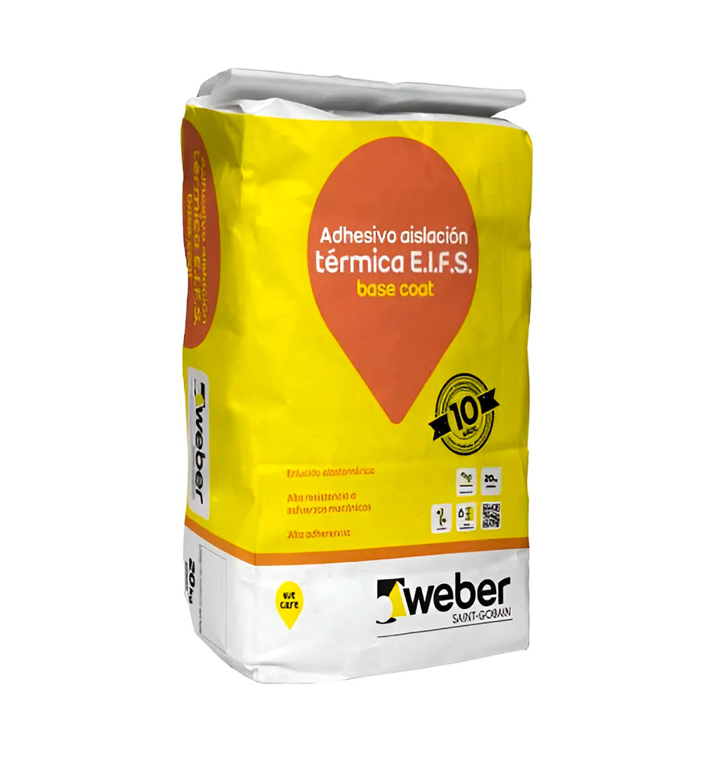 ADHESIVO AISLACION TERMICA - Pega EIFS, Saco 25Kg