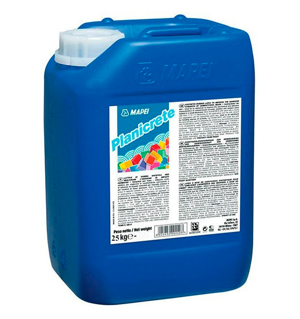 PLANICRETE LATEX - Latex de goma sintetica, Tineta 20Lt