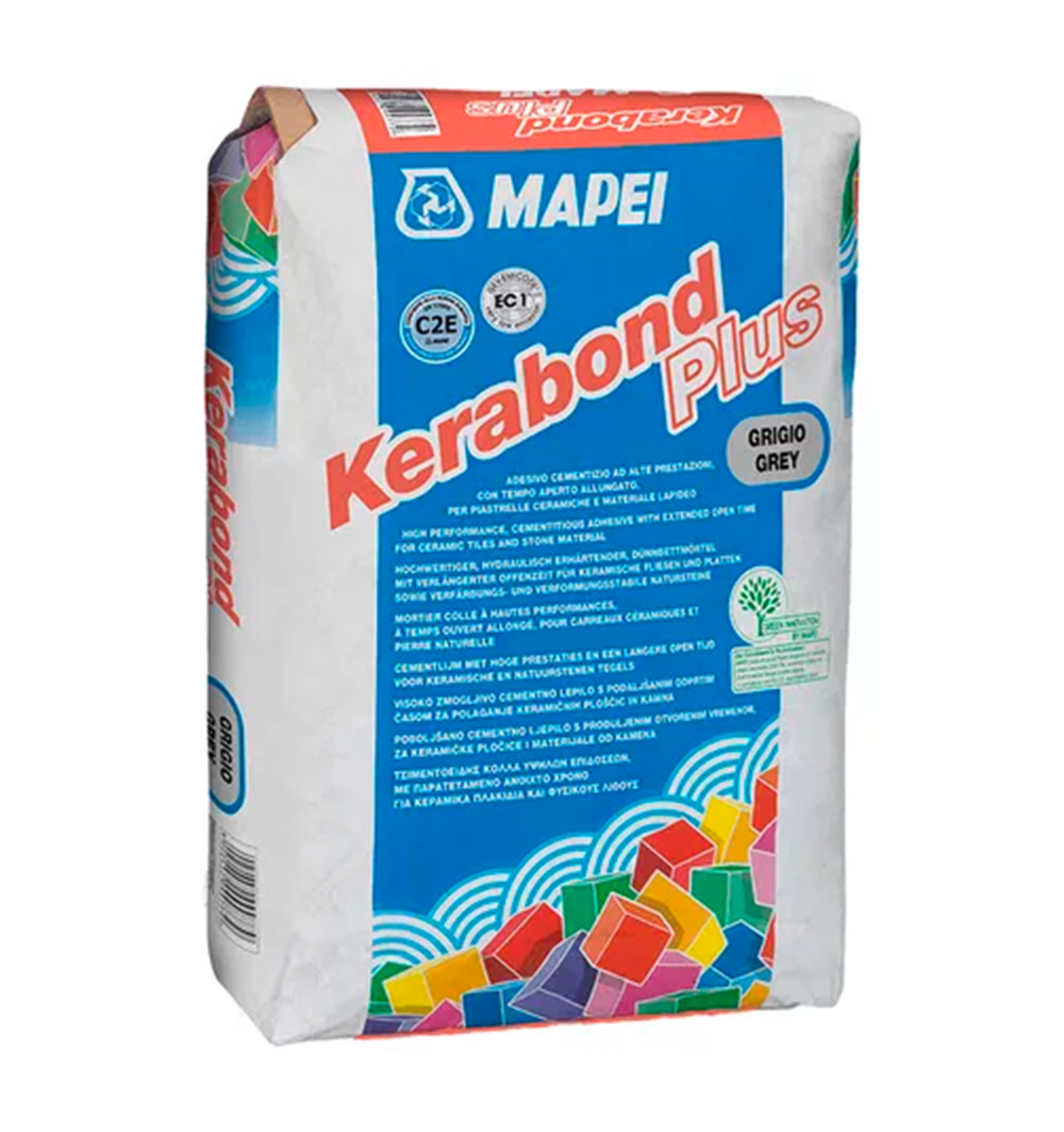 KERABOND PLUS - Adhesivo cementicio de altas prestaciones, Saco 25Kg