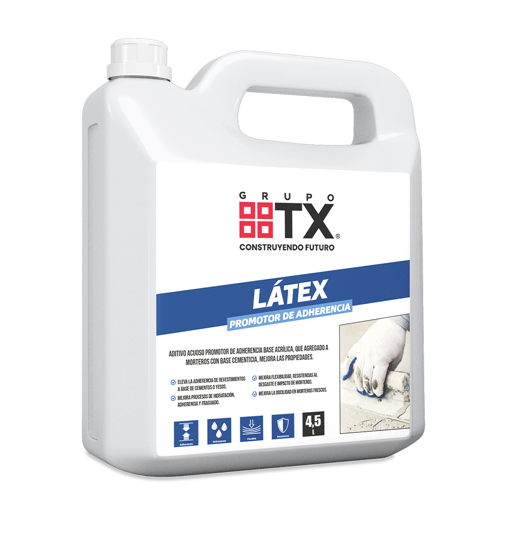 LATEX PARA ESTUCO - Promotor de adherencia. 4,5Lts