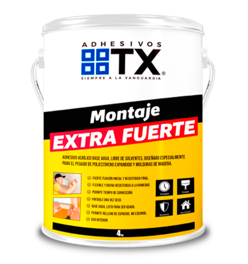 ADHESIVO - Montaje Extrafuerte, 4Kg