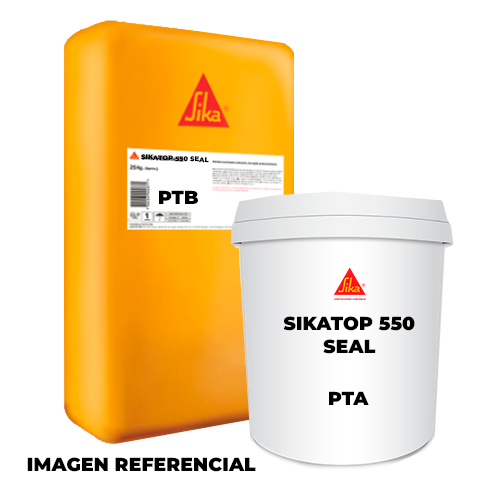 MASTER SEAL 550 - (Ahora Sikatop 550 Seal) Nueva Formulación - Impermeabilizante cementicio Natural, 25Kg