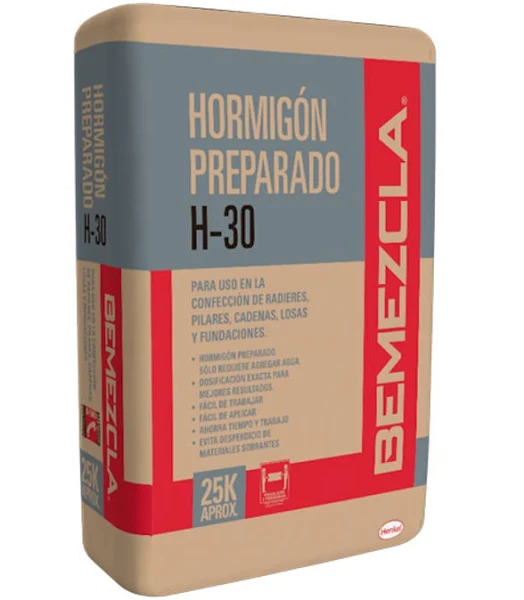BEMEZCLA HORMIGON H30, 25Kg