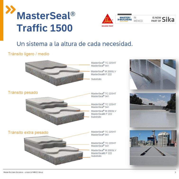 MASTERSEAL 941 - ARENA DE CUARZO PARA USO EN SISTEMAS DE PISOS Y REVESTIMIENTOS del Sistema MasterTraffic (Traffic)