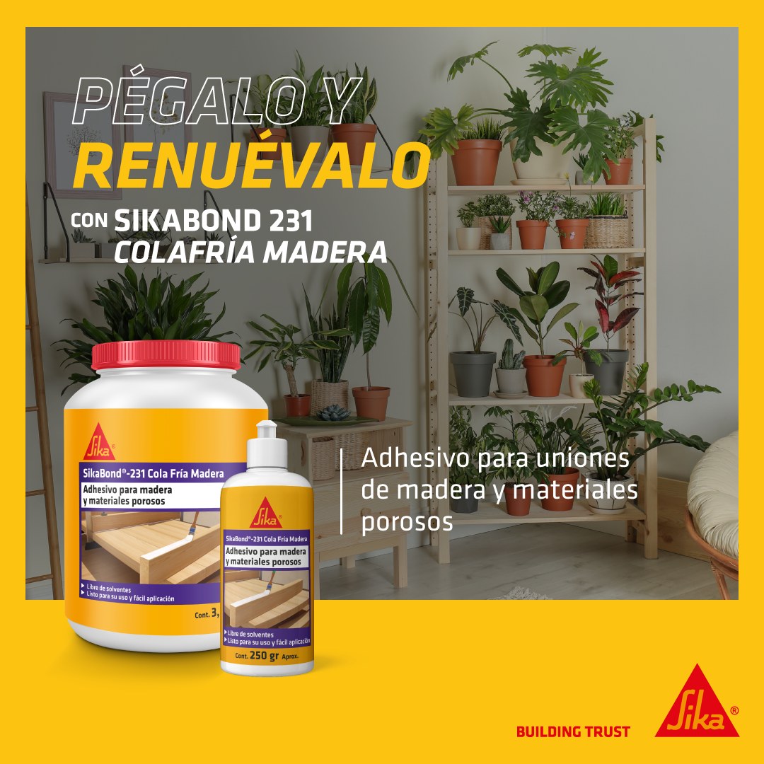 Sikabond 231 Cola Fría Madera Extra Firme 1 Kg