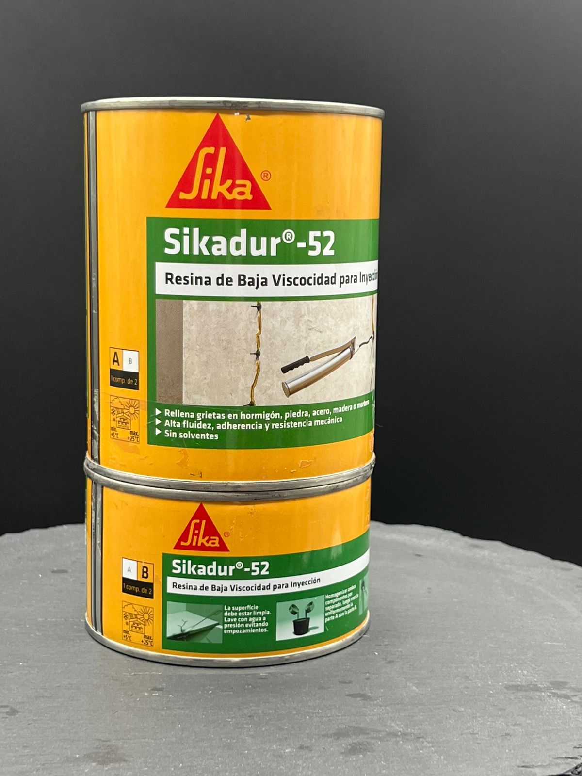 SIKADUR 52 JUEGO 1 Kg - Epoxy de baja viscosidad para inyección