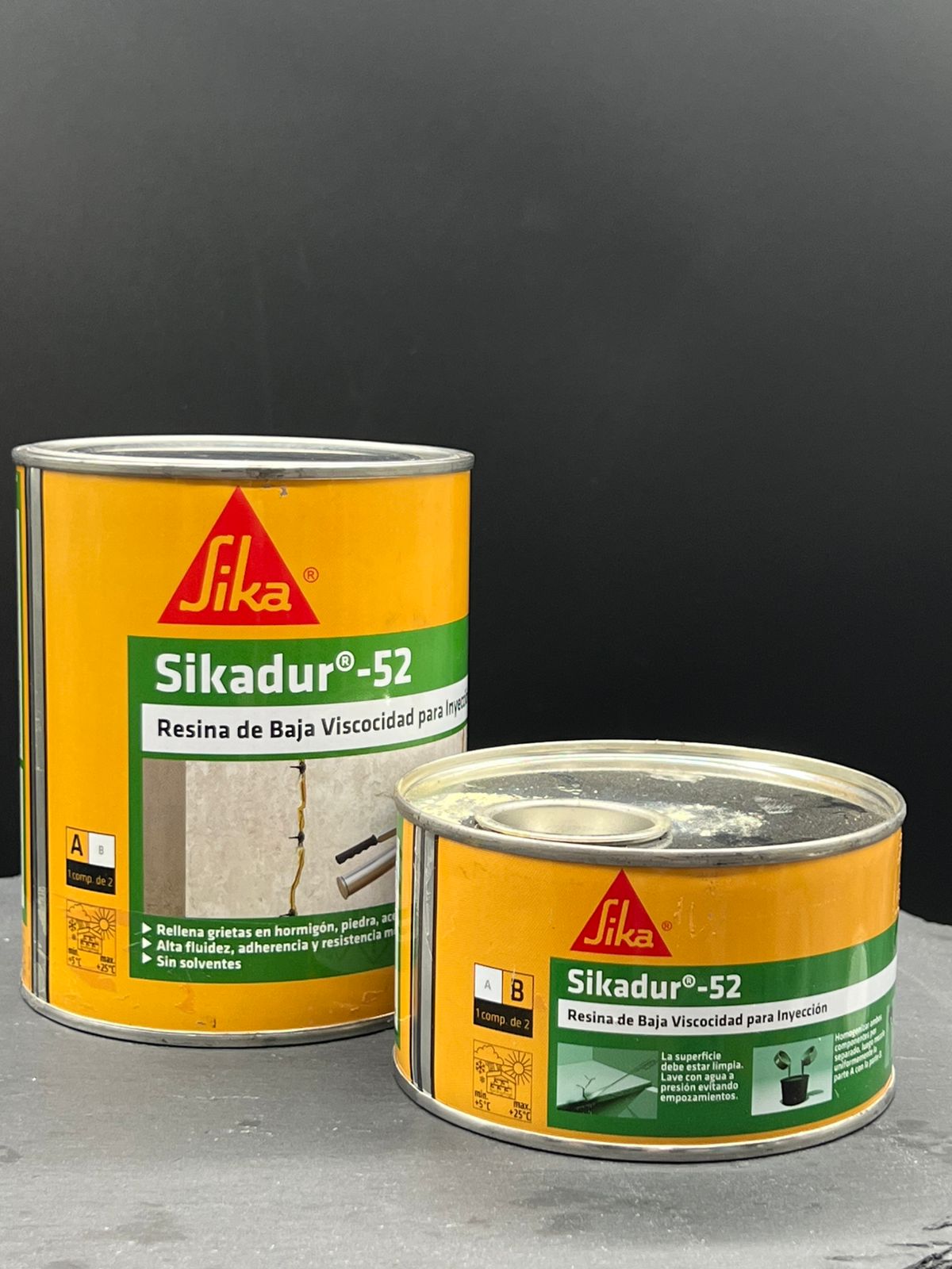 SIKADUR 52 JUEGO 1 Kg - Epoxy de baja viscosidad para inyección