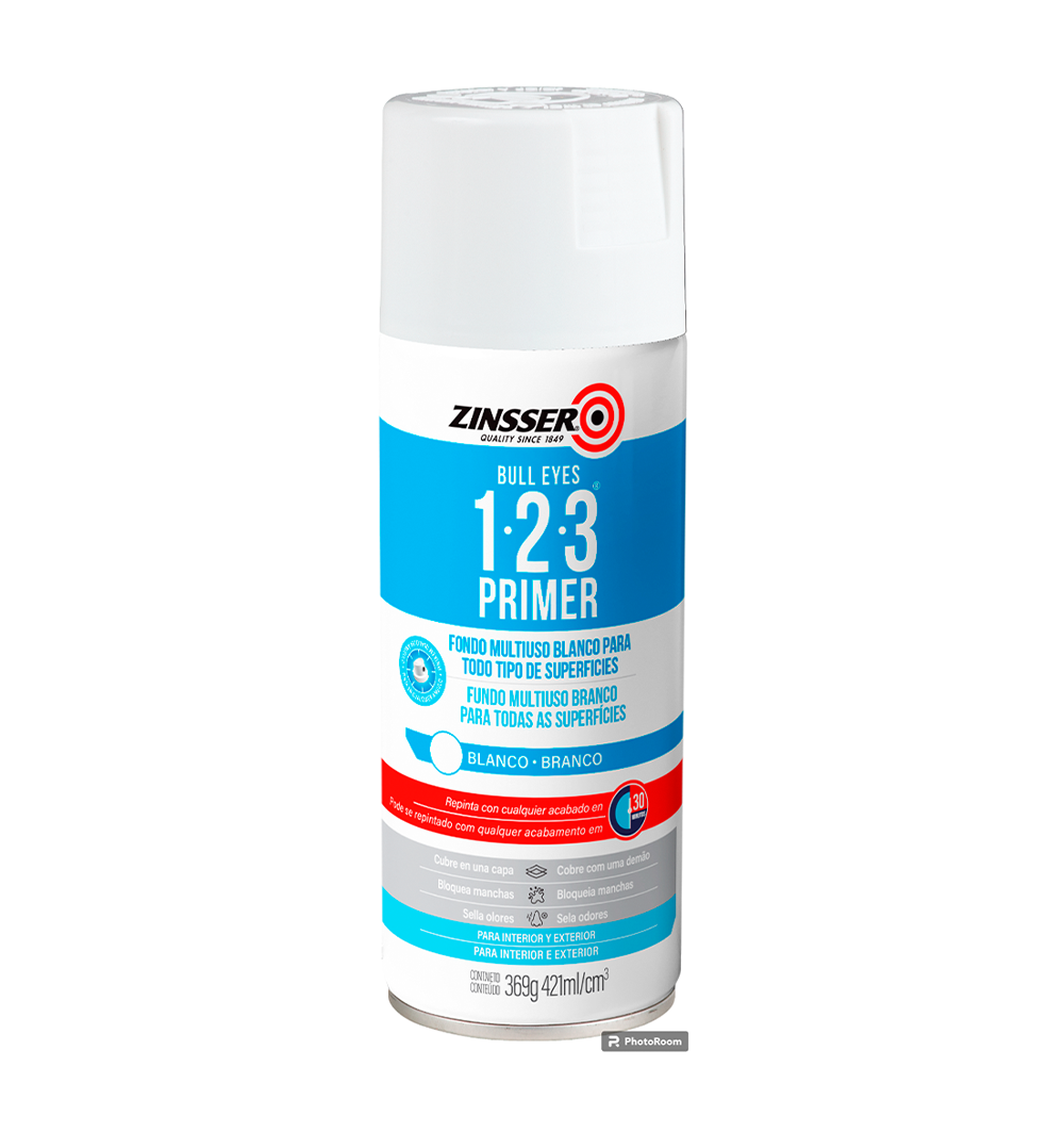 ZINSSER 1-2-3 - Gris Satinado Aerosol 369g