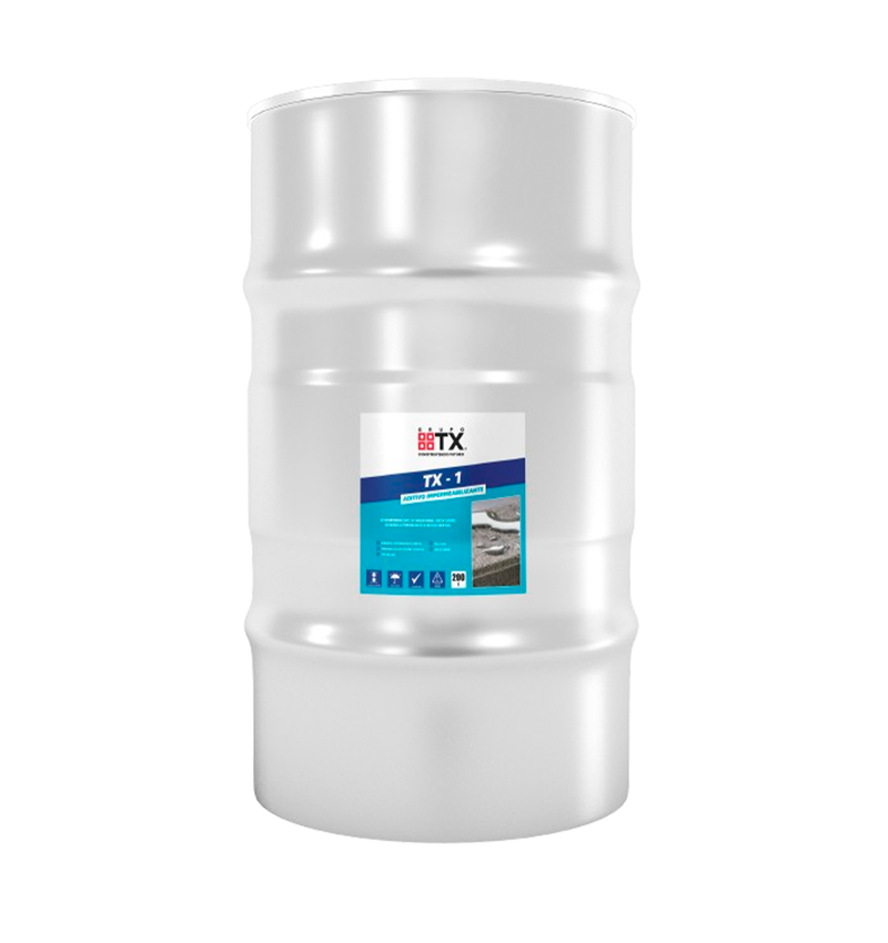 TX 1 - Aditivo impermeabilizante. Tambor 200Lt