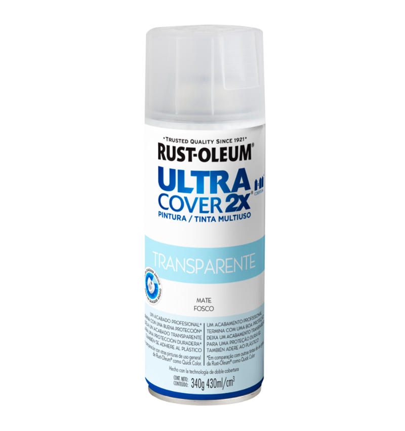 SPRAY ULTRA COVER 2X -Transparente Mate 340G