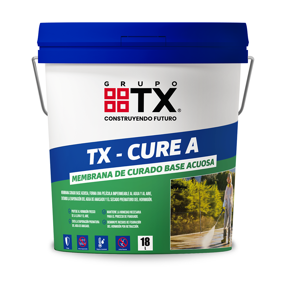 TX CURE A - Membrana de curado base acuosa, 18Lt