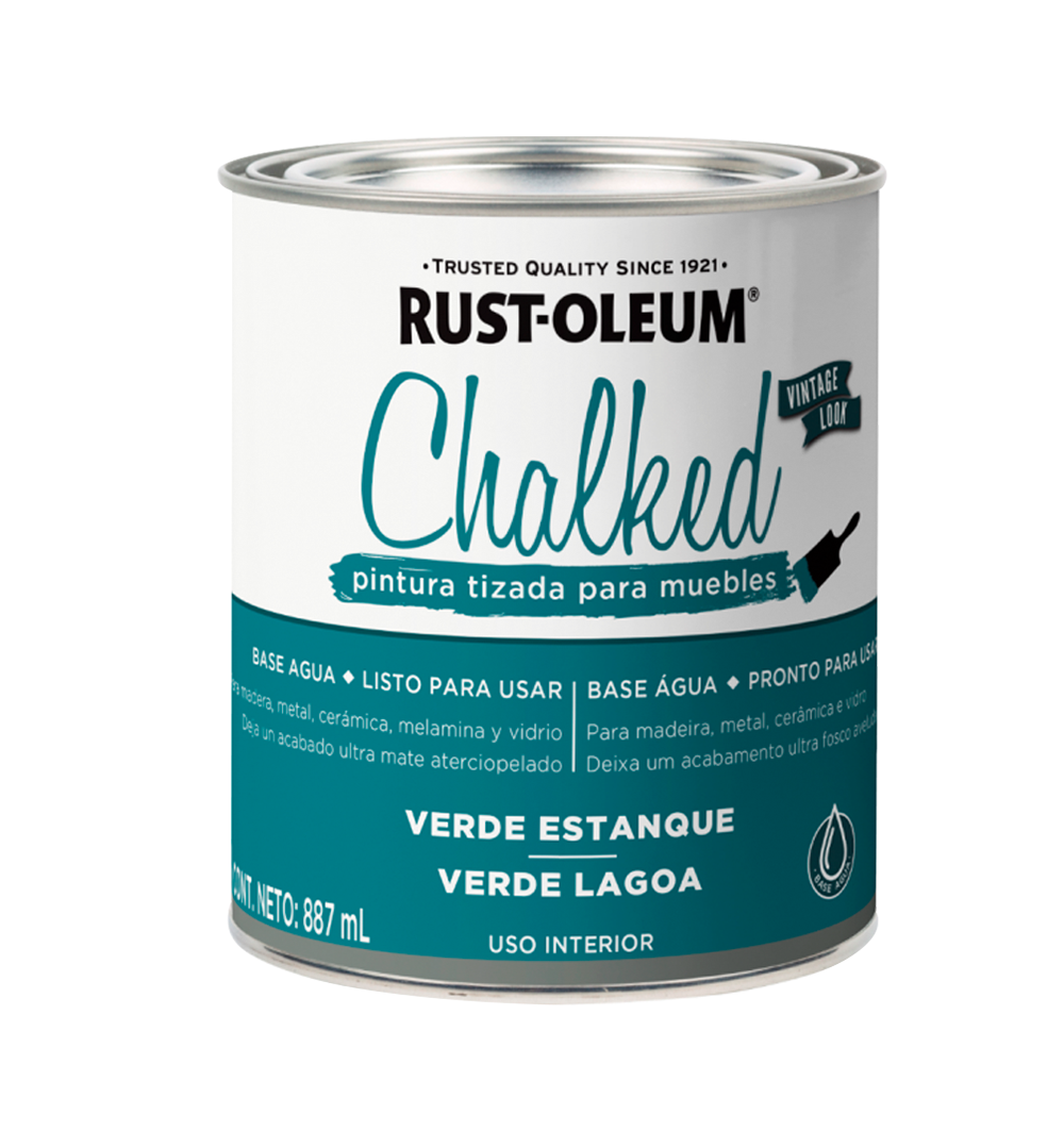 CHALKED BROCHABLE - Verde estanque 0,887L