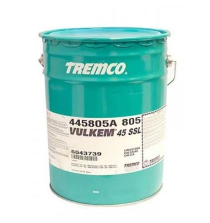 VULKEM 45 SSL -Sellante monocomponente de poliuretano semi-auto nivelante, Gris 18,8Lt