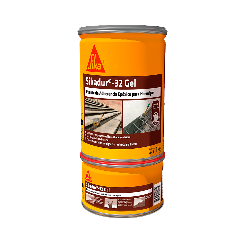 SIKADUR 32 GEL JUEGO 1 kg - Puente adherencia epóxico.