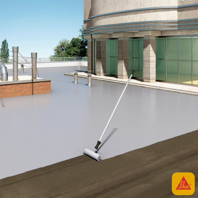 SIKAFILL ALTA ELASTICIDAD - Revestimiento impermeable elástico acrílica base acuosa, 16Lts