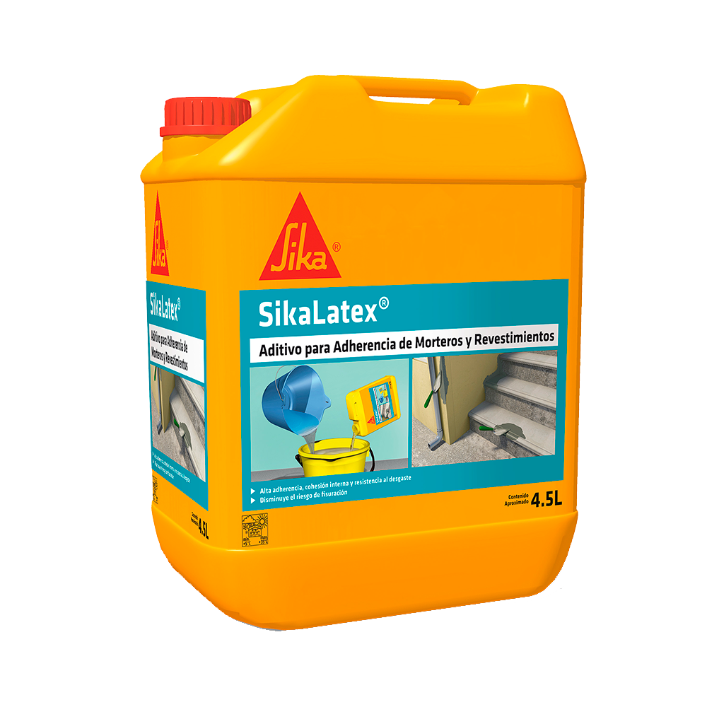 SIKA LATEX - Puente Adherencia en Lechada o  Mezcla, Bid 4,5Lts