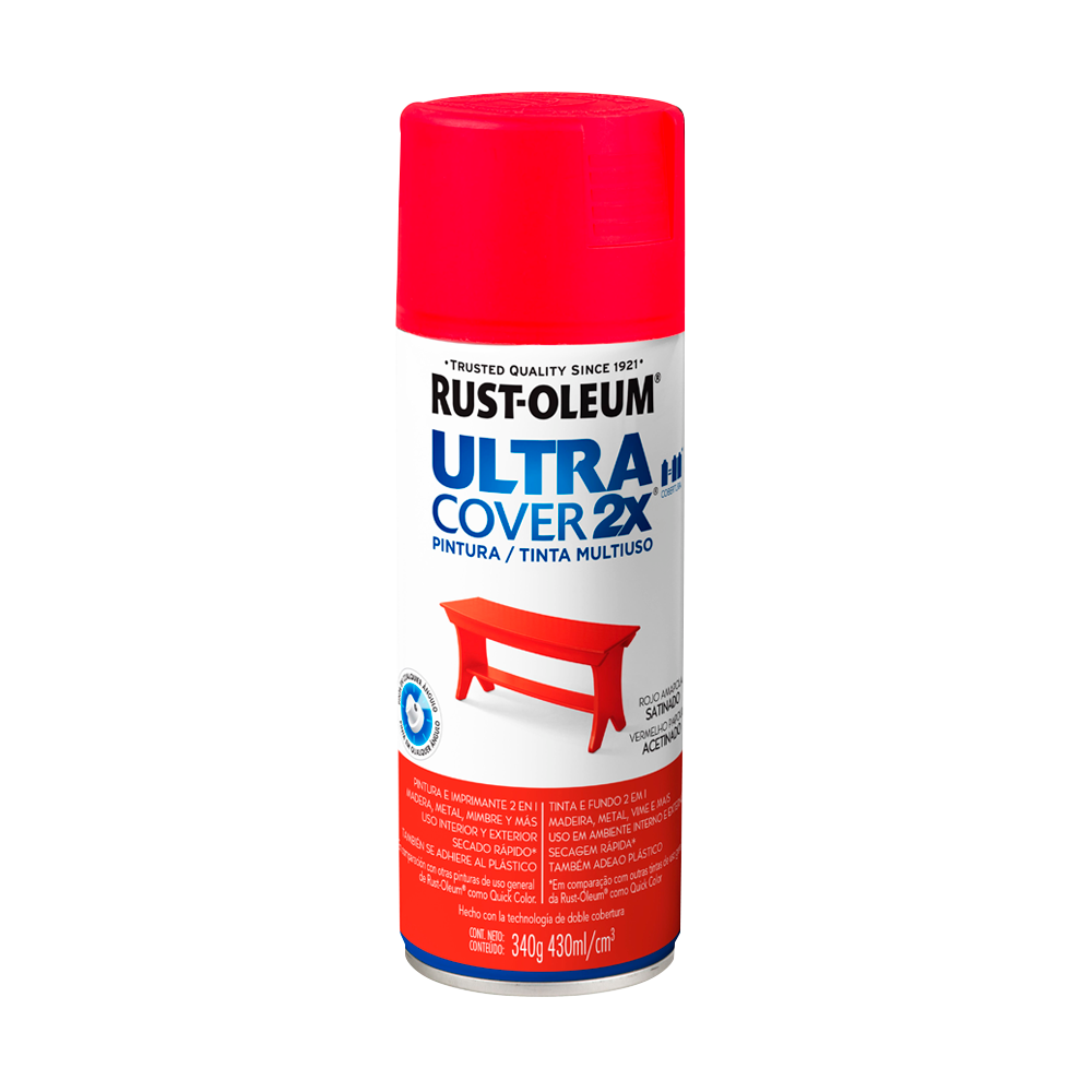 ULTRA COVER 2X - Rojo Amapola Satin. 340G