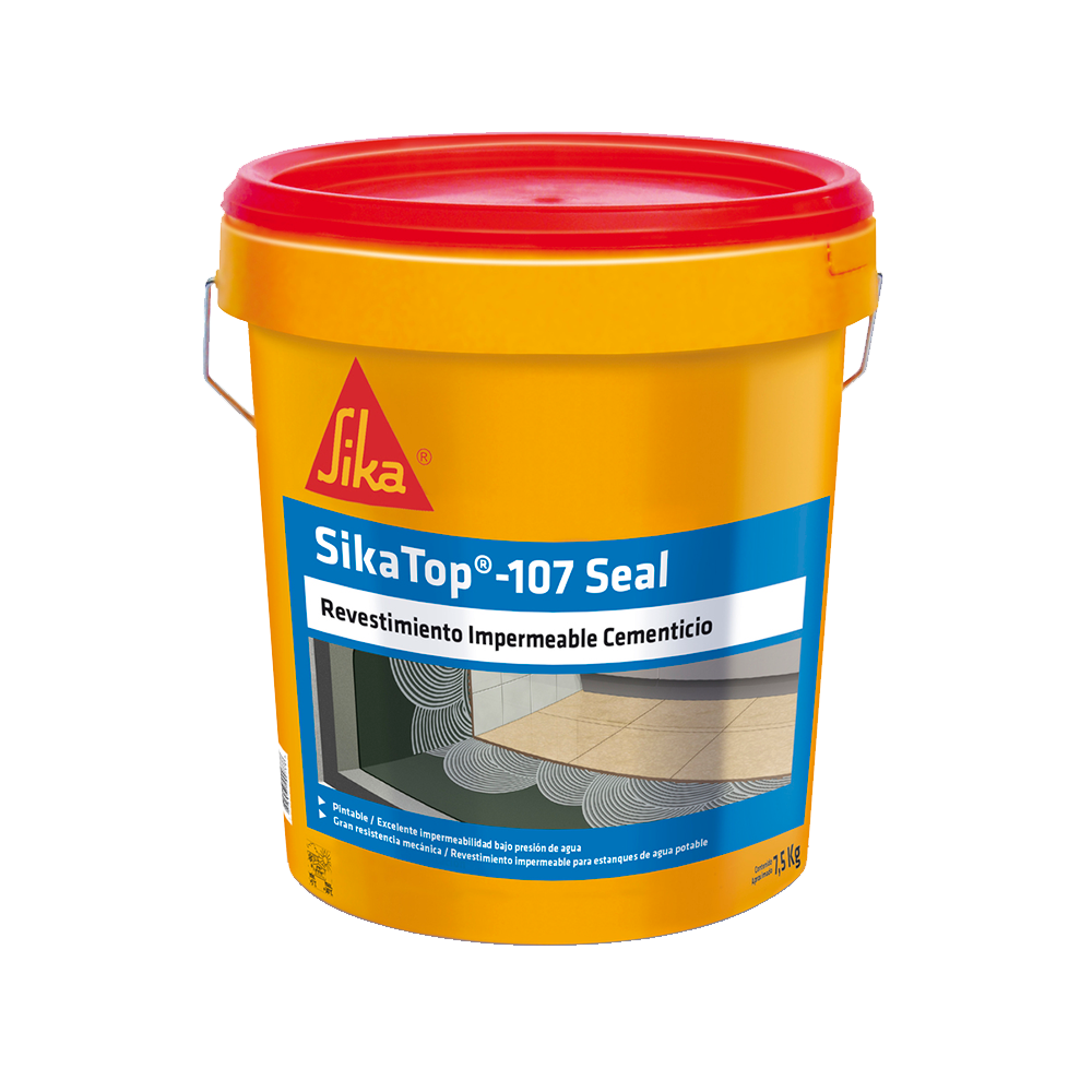 SIKATOP 107 SEAL GRIS 7,5 KG-  Revestimiento impermeable.
