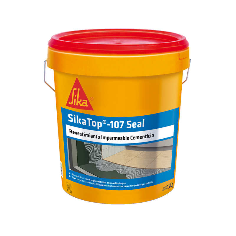 SIKATOP 107 SEAL GRIS 7,5 KG- Revestimiento impermeable.