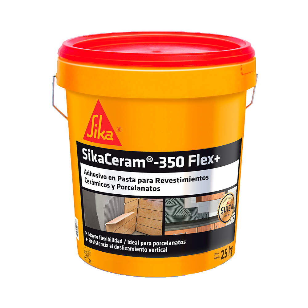 SIKACERAM 350 FLEX + - Adhesivo para revestimientos cerámicos sobre tabiques.