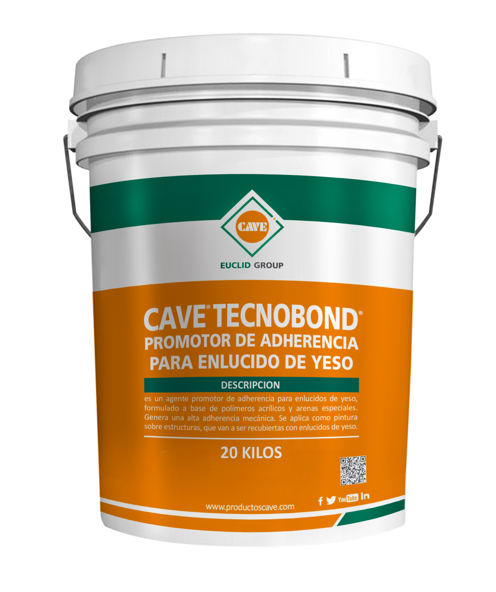 CAVE TECNOBOND - Promotor de adherencia para enlucido de yeso