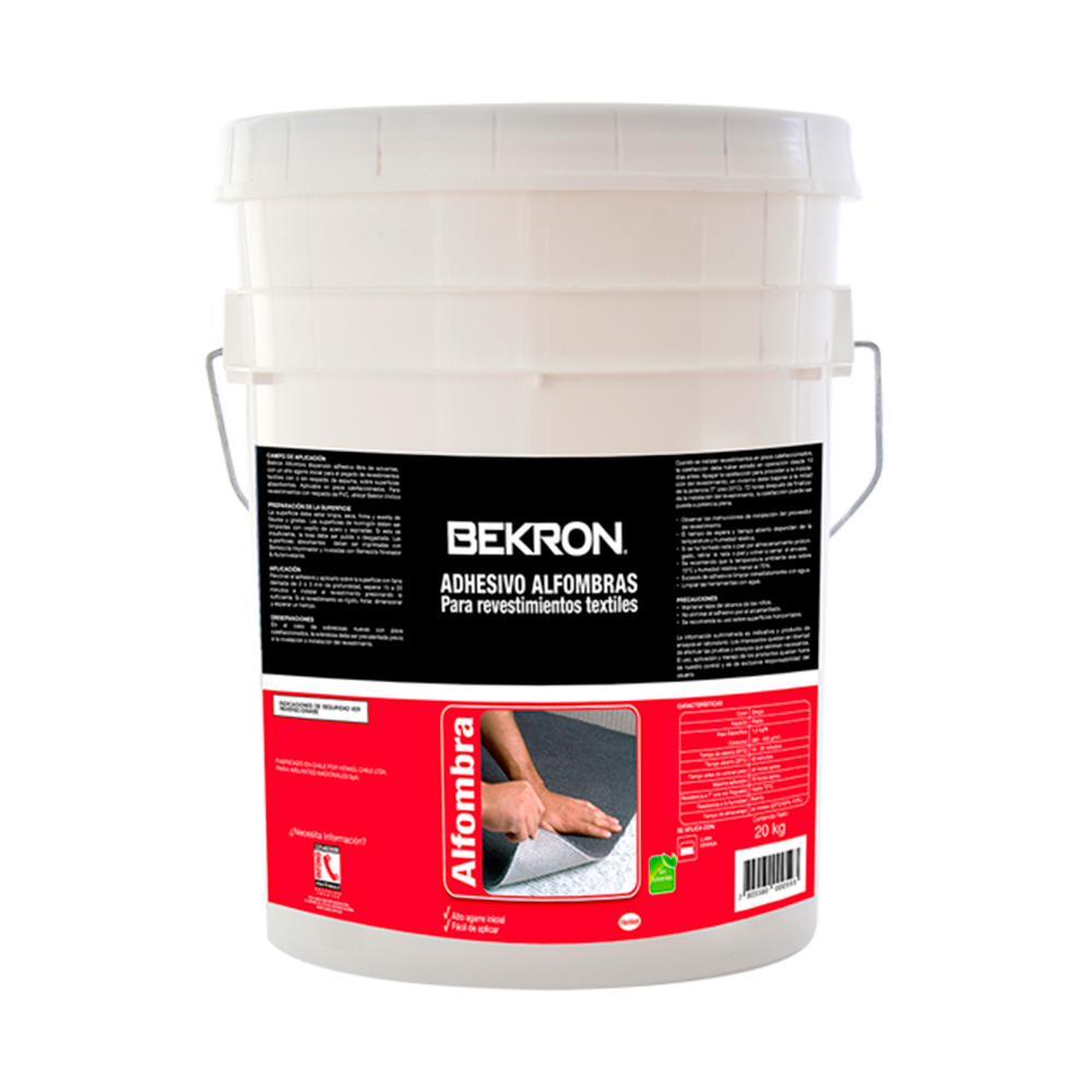 BEKRON ALFOMBRA - Adhesivo para textiles, 20Kg