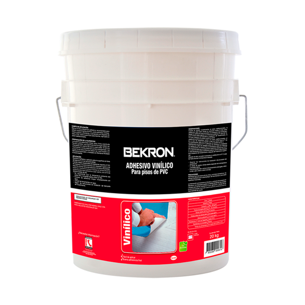 BEKRON VINILICO - Adhesivo para pisos PVC, 20 Kg