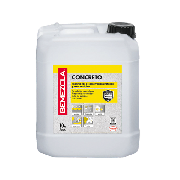 Bemezcla Concreto - Imprimador de Penetración, 10Kg