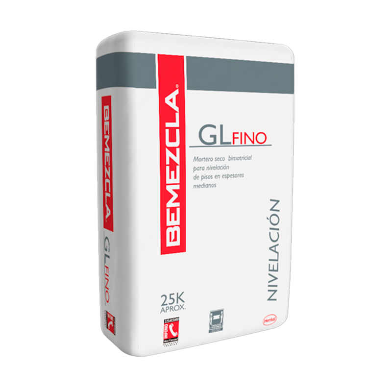 BEMEZCLA GL FINO - Nivelacion de Pisos, 25kg