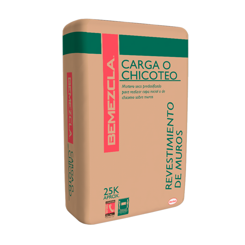 BEMEZCLA CARGA Y CHICOTEO - Capa Inicial Chicoteo, 25Kg
