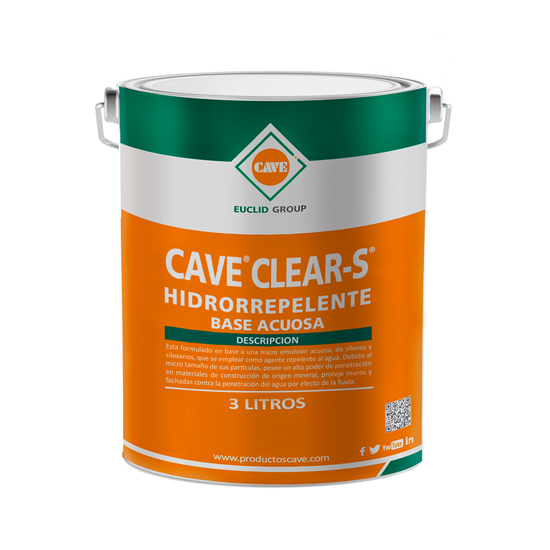 CAVE CLEARS S - Hidrorepelente transparente Galon 3 lt
